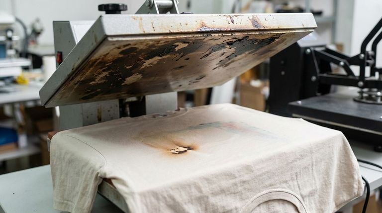 열 프레스에 테플론 시트를 사용하지 않을 경우 발생할 수 있는 잠재적인 문제는 무엇인가요? 장비 및 프로젝트 보호