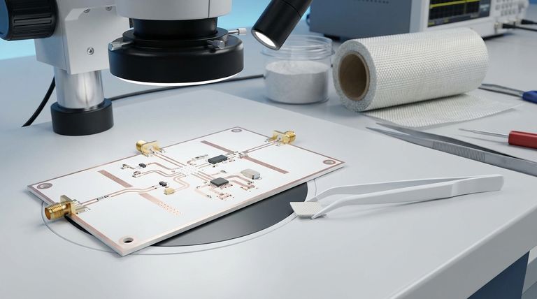 RF PCB 설계에 사용되는 PTFE 기반 재료의 주요 구성 요소는 무엇입니까? 엔지니어링 복합재 분석
