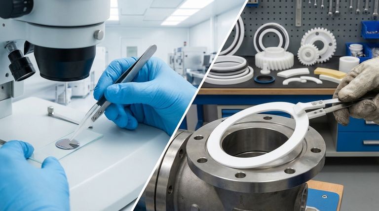 버진 PTFE와 기계 등급 PTFE의 차이점은 무엇인가요? 애플리케이션에 적합한 등급을 선택하세요