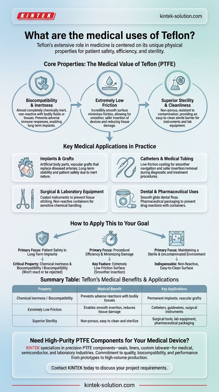 Quali sono gli usi medici del Teflon? Essenziale per dispositivi medici sicuri e non reattivi Guida Visiva