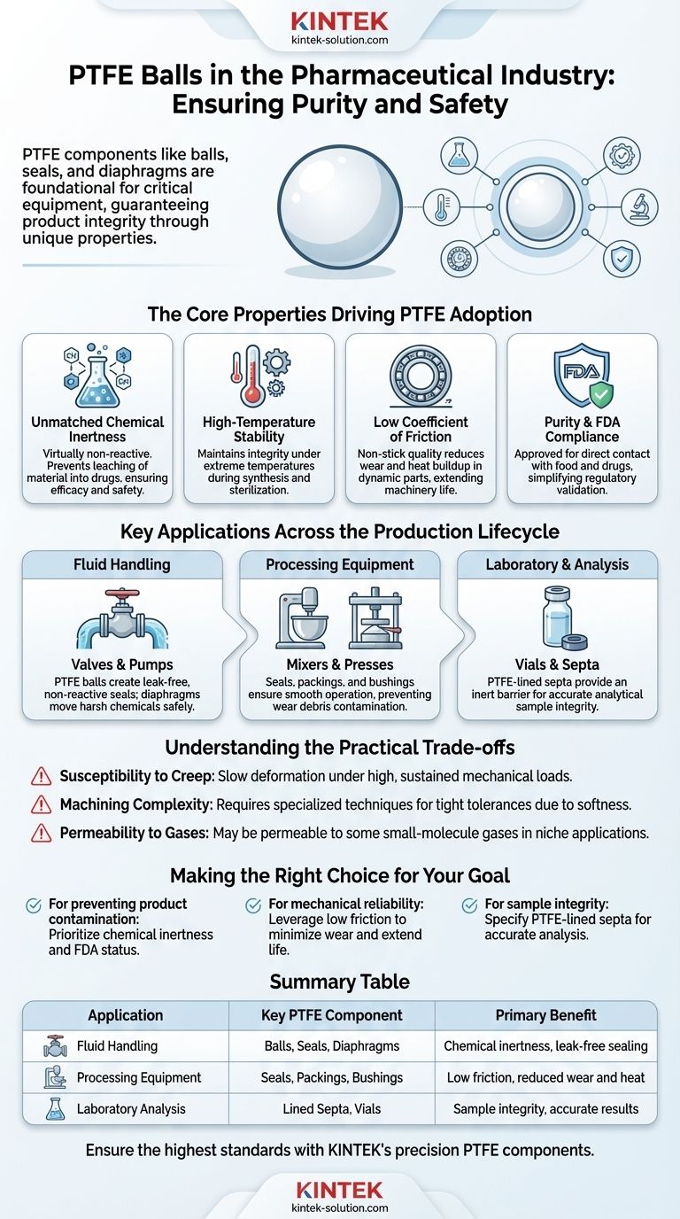 Comment les billes en PTFE sont-elles utilisées dans l'industrie pharmaceutique ? Assurer la pureté et la sécurité des produits Guide Visuel