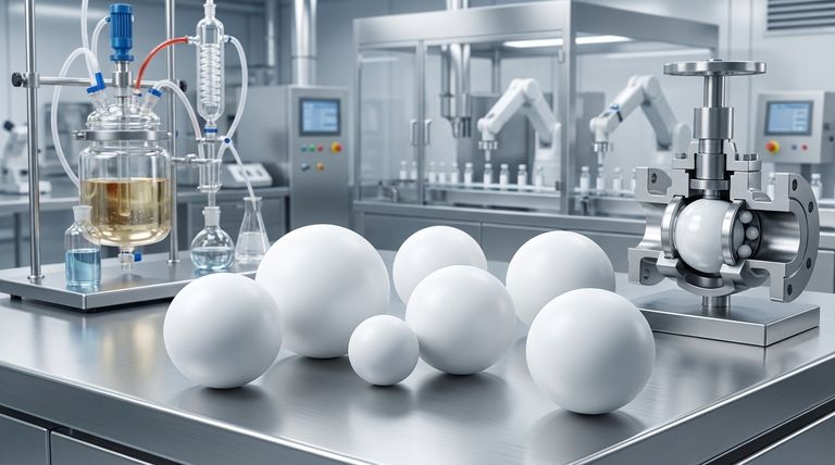 ¿Qué industrias utilizan comúnmente las bolas de PTFE? Esencial para el procesamiento químico, farmacéutico y de alimentos