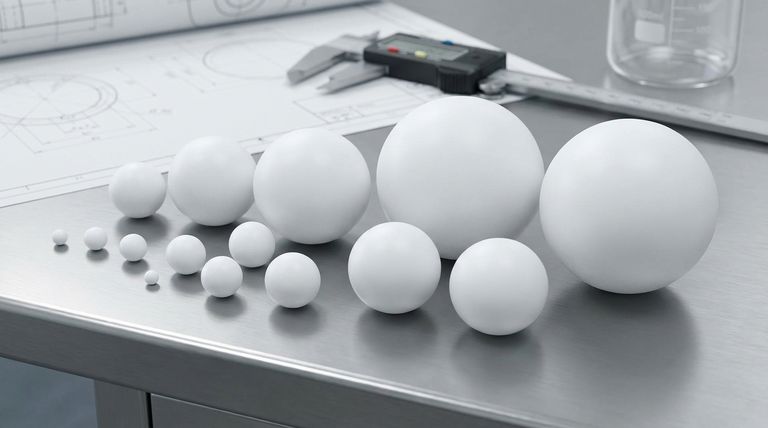 In welcher Größenspanne sind PTFE-Kugeln erhältlich? Ein Leitfaden von 3 mm bis 100 mm