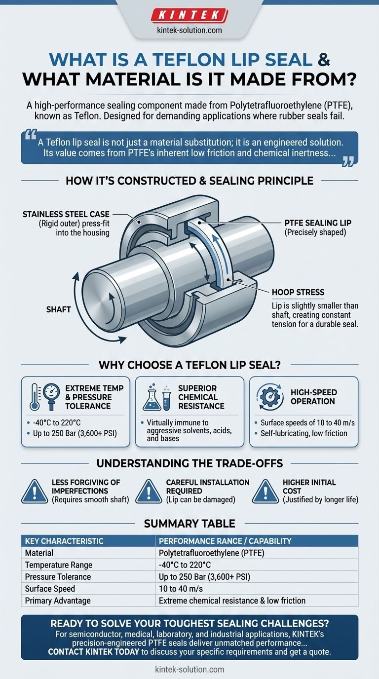 테프론 립 씰이란 무엇이며 어떤 재질로 만들어지나요? 고성능 PTFE 씰에 대한 궁극적인 가이드 시각적 가이드