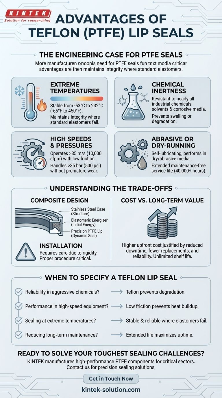 테프론 립 씰 사용의 장점은 무엇입니까? 극한 조건에서 비교할 수 없는 신뢰성 확보 시각적 가이드