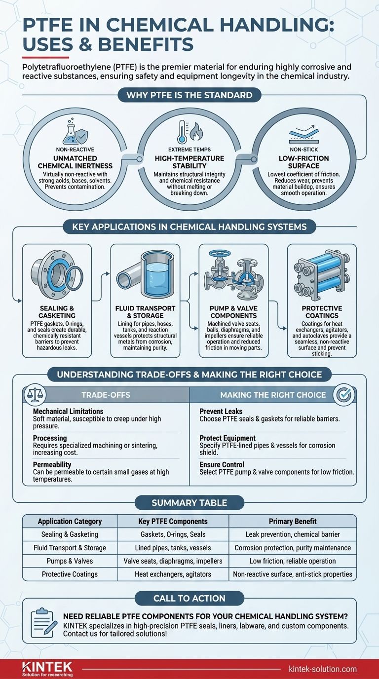 화학 물질 취급 시 PTFE의 구체적인 용도는 무엇입니까? 공정의 안전성과 신뢰성 향상 시각적 가이드