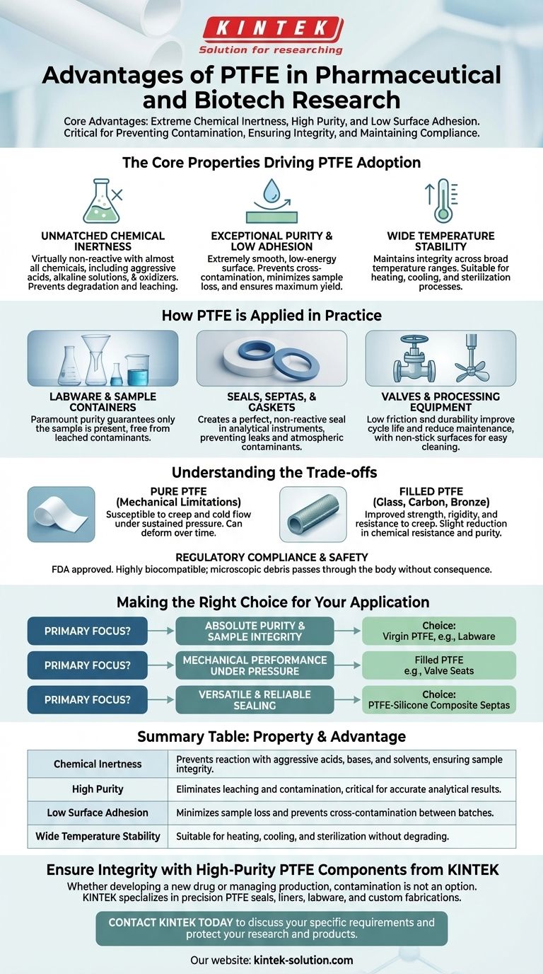 Каковы преимущества ПТФЭ в фармацевтических и биотехнологических исследованиях? Обеспечение чистоты и предотвращение загрязнения Визуальное руководство