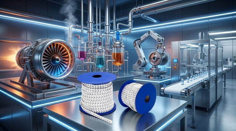 Каковы распространенные области применения уплотнений из ПТФЭ? Разработаны для экстремальных химических, температурных и нагрузочных проблем