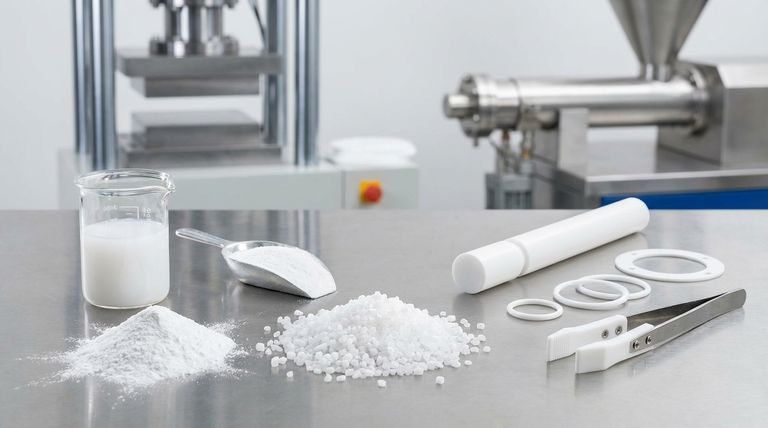 PTFE는 어떤 물리적 형태로 제공됩니까? 원료 분말부터 맞춤형 부품까지