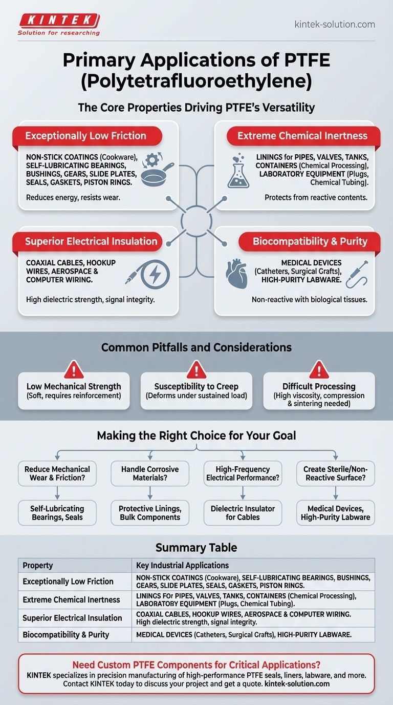 Quais são as principais aplicações do PTFE? Desvendando Soluções de Alto Desempenho Guia Visual