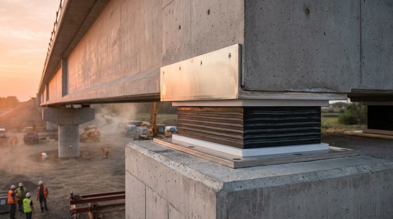 PTFE 슬라이딩 고무 베어링 패드는 무엇이며 주요 용도는 무엇입니까? 교량 및 건물 움직임에 필수적입니다.