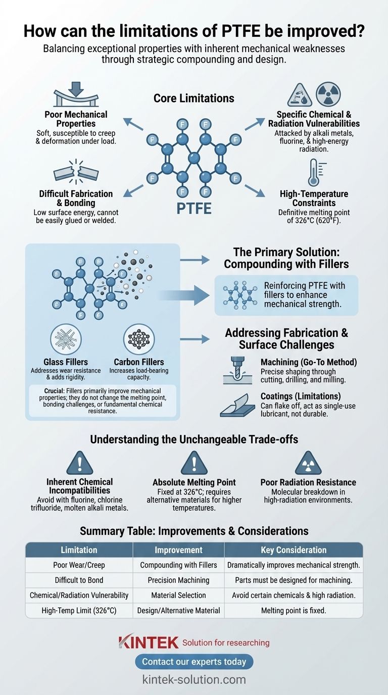 PTFE의 한계를 어떻게 개선할 수 있을까요? 충전재를 사용한 PTFE 복합재로 성능을 향상시키세요 시각적 가이드