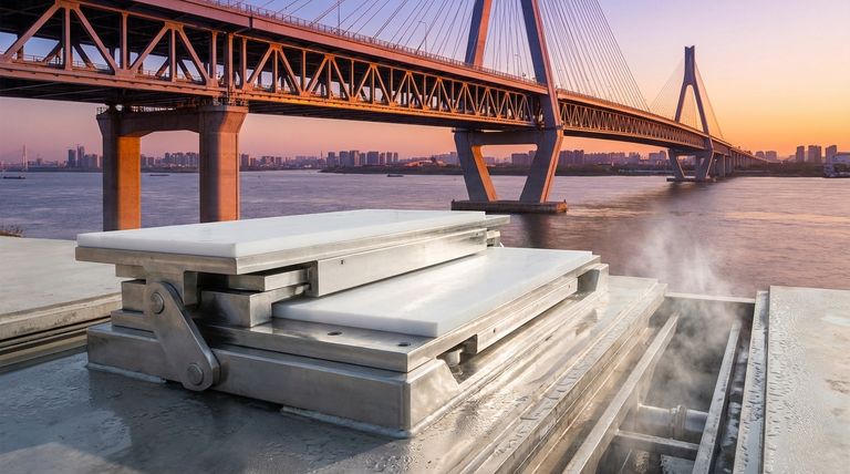 현대 교량 설계에서 낮은 마찰 계수가 특히 중요한 이유는 무엇입니까? 열팽창으로 인한 파괴적인 응력을 방지하기 때문입니다.