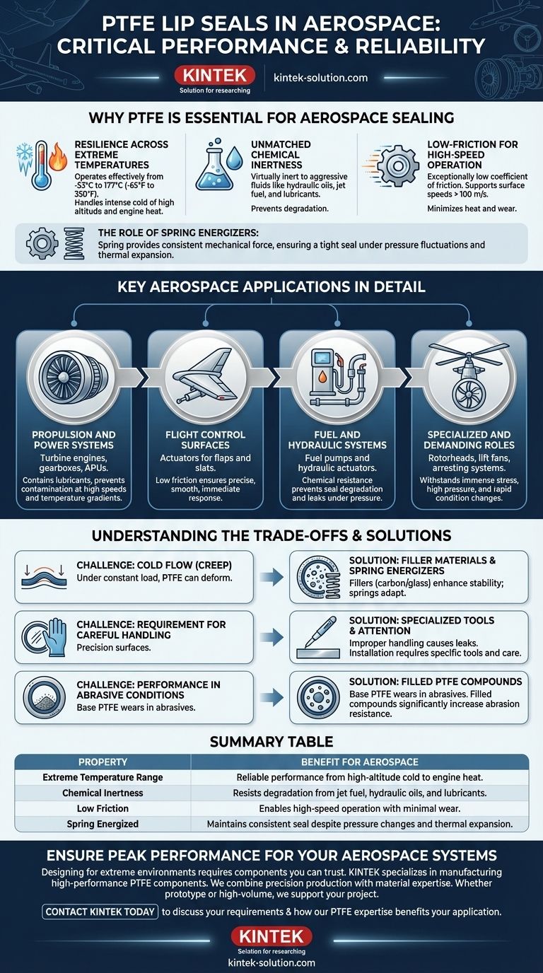 항공우주 산업에서 PTFE 립 씰은 어떻게 사용됩니까? 극한 조건에서 신뢰성 보장 시각적 가이드