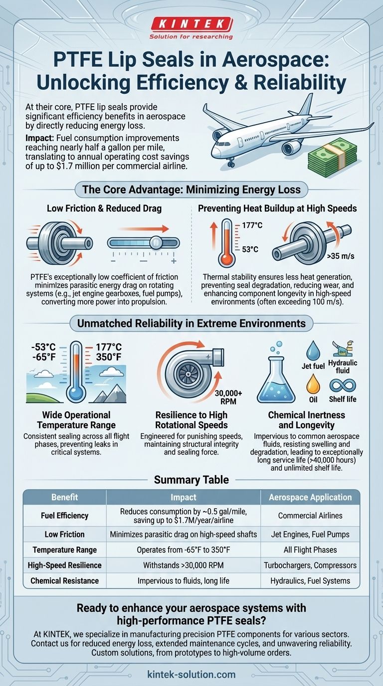PTFE 립 씰이 항공우주 분야에서 제공하는 효율성 이점은 무엇입니까? 연료비 절감 및 신뢰성 향상 시각적 가이드