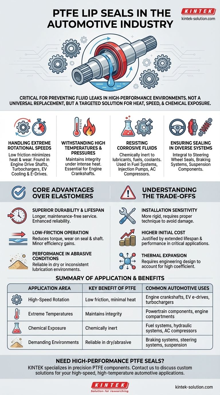 PTFE 립 씰은 자동차 산업에서 어떻게 사용됩니까? 고속, 고온 응용 분야에서 누출 방지 성능을 보장하는 방법 시각적 가이드