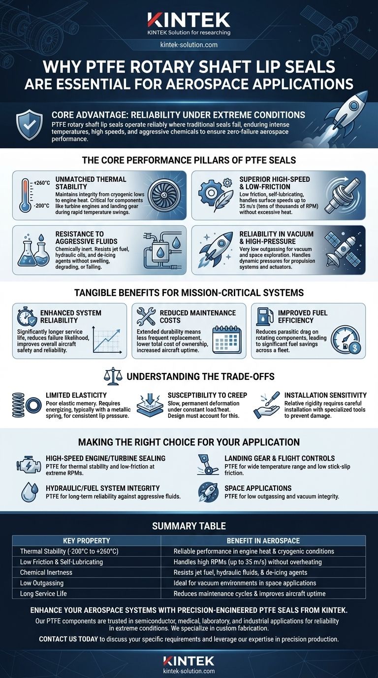 PTFE 로터리 샤프트 립 씰이 항공우주 분야에 적합한 이유는 무엇입니까? 극한 조건에서의 신뢰성 보장 시각적 가이드