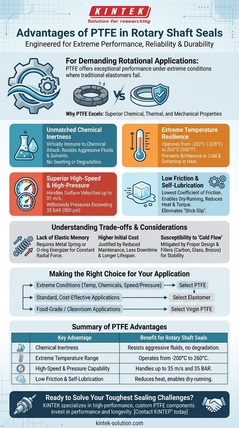 로터리 샤프트 씰에서 PTFE의 장점은 무엇입니까? 극한 조건에 대한 탁월한 성능 시각적 가이드