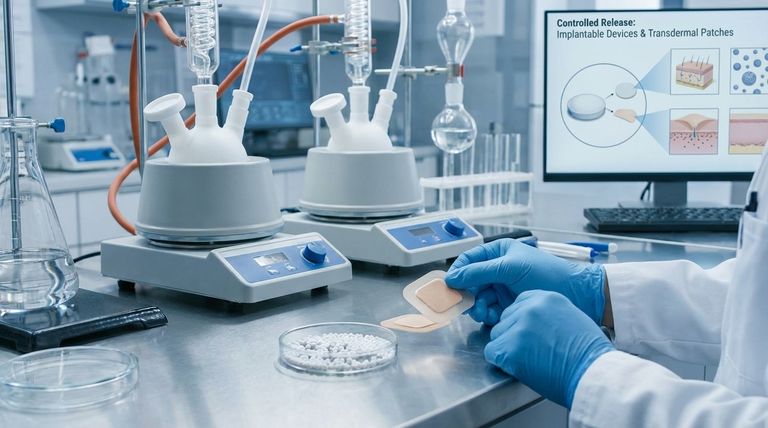 고분자가 약물 전달 시스템에서 응용되는 분야는 무엇입니까? 제어 방출 및 효능 개선