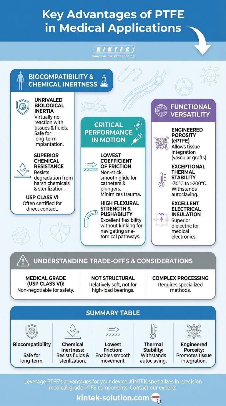 의료용 PTFE의 주요 장점은 무엇입니까? 타의 추종을 불허하는 생체 적합성과 낮은 마찰력 시각적 가이드