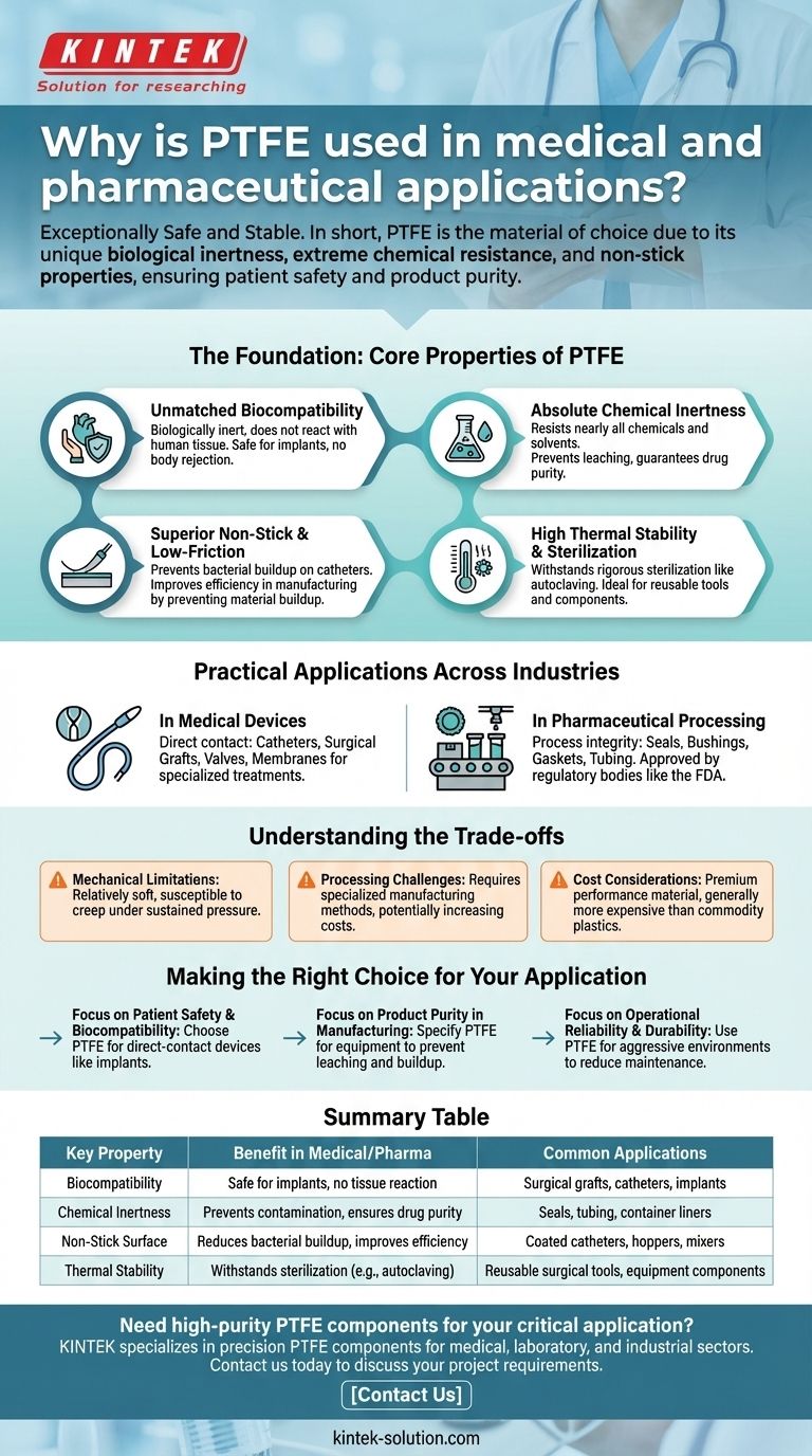Perché il PTFE è utilizzato nelle applicazioni mediche e farmaceutiche? La guida definitiva alla sicurezza e alle prestazioni Guida Visiva