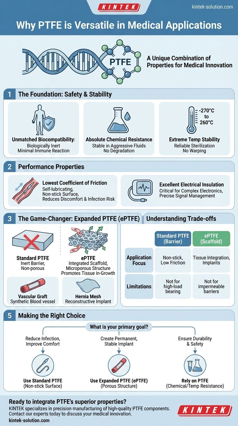 PTFE가 의료 분야에서 다재다능한 이유는 무엇일까요? 생체 적합성 고분자의 힘을 잠금 해제하세요 시각적 가이드