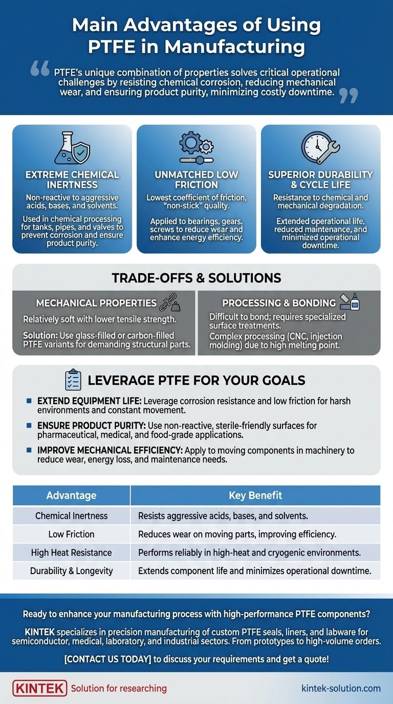 PTFEを製造業で使用する主な利点は何ですか？効率と耐久性の向上 ビジュアルガイド