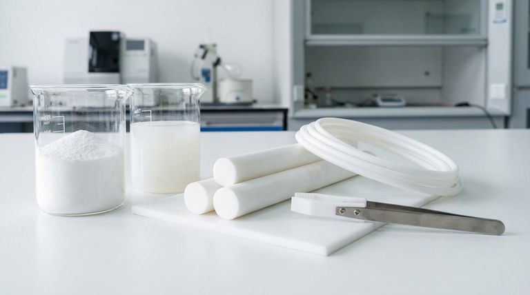 PTFE는 일반적으로 어떤 두 가지 형태로 제공됩니까? 원료 수지 대 반가공 형상