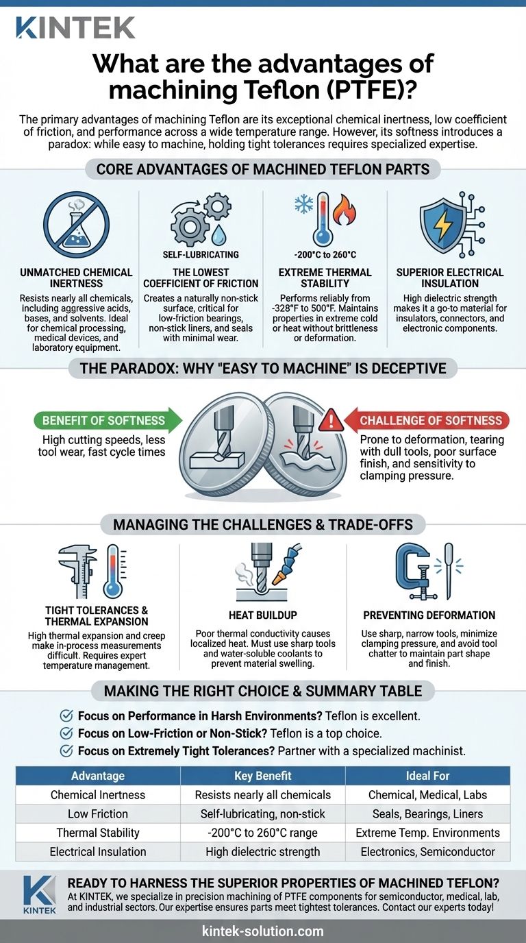 Quali sono i vantaggi della lavorazione del Teflon? Sblocca prestazioni superiori per componenti critici Guida Visiva