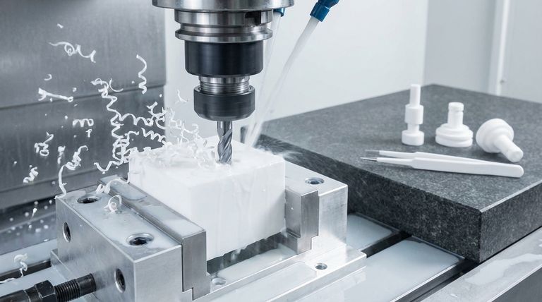 테플론을 밀링할 때 무엇을 고려해야 합니까? 정밀 PTFE 부품을 위한 마스터 머시닝