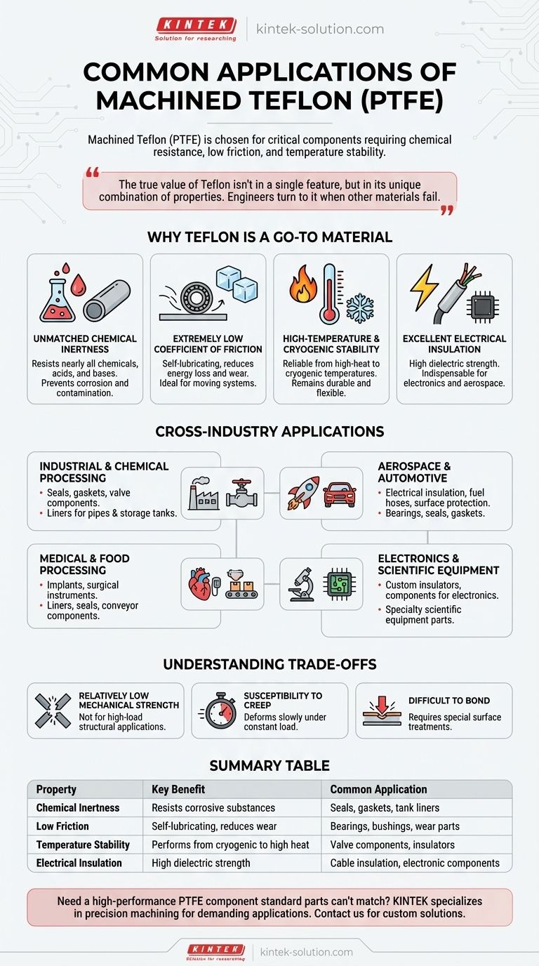 가공된 테프론의 일반적인 응용 분야는 무엇입니까? 가혹한 환경을 위한 핵심 부품 시각적 가이드