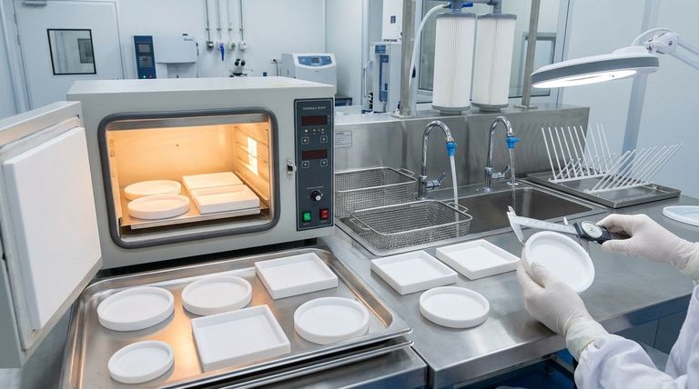 테플론 부품에 적용되는 후가공 처리는 무엇입니까? 안정화 및 세척, 변경 금지.