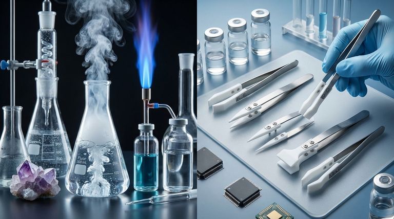 PTFE 생산에 사용되는 주요 성분은 무엇이며, 어떻게 고성능 특성을 발현하는가?