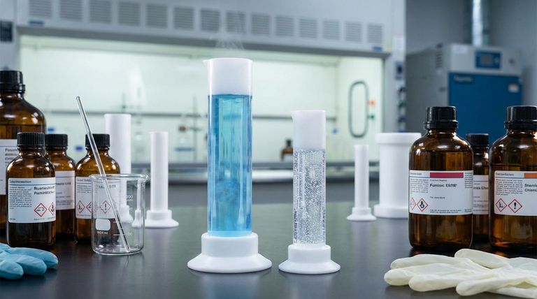 Wie verhält sich PTFE im Vergleich zu anderen Fluorpolymeren hinsichtlich der chemischen Beständigkeit? Entdecken Sie den Maßstab für chemische Inertheit