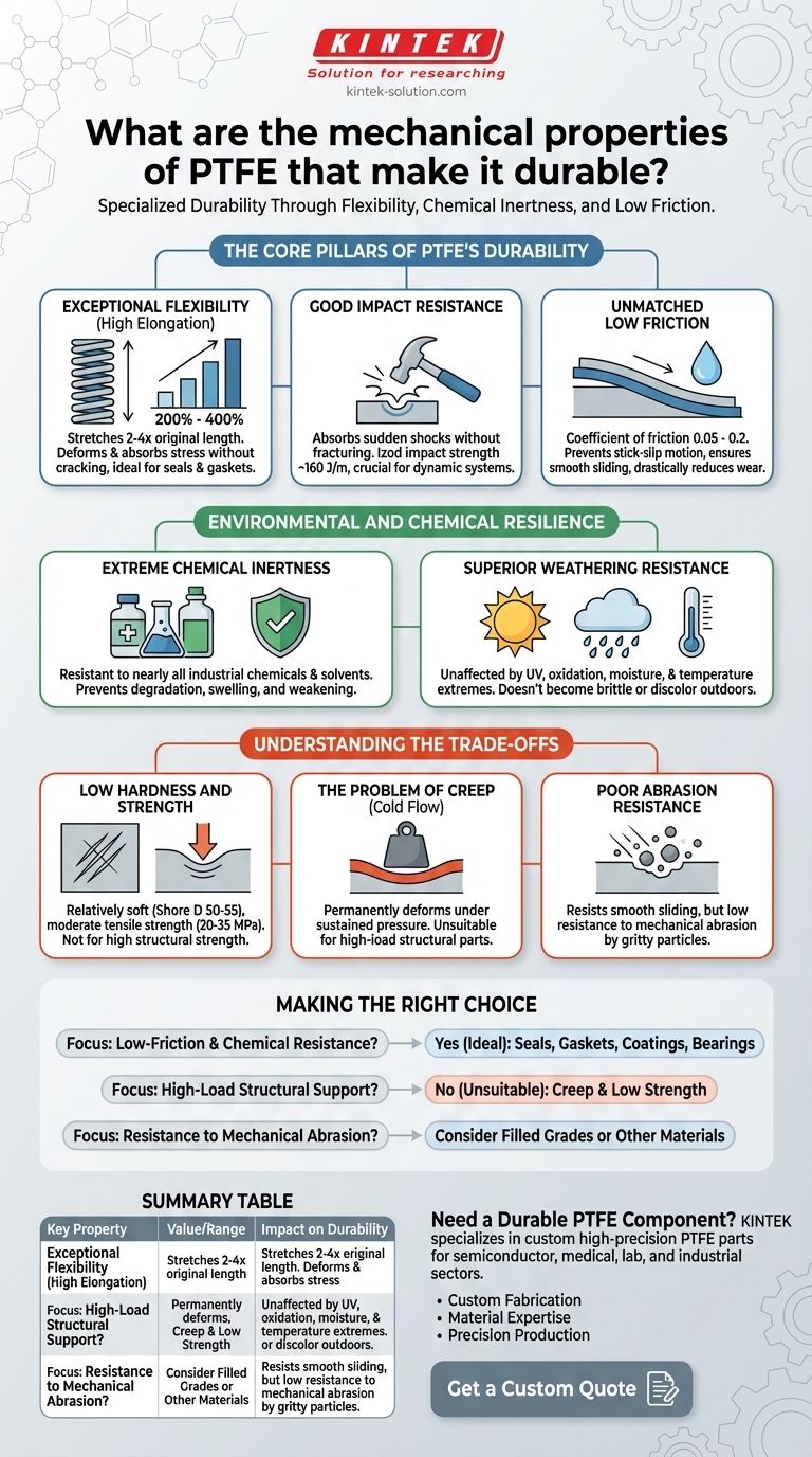 聚四氟乙烯（PTFE）的哪些机械特性使其经久耐用？发挥其独特的韧性优势 图解指南