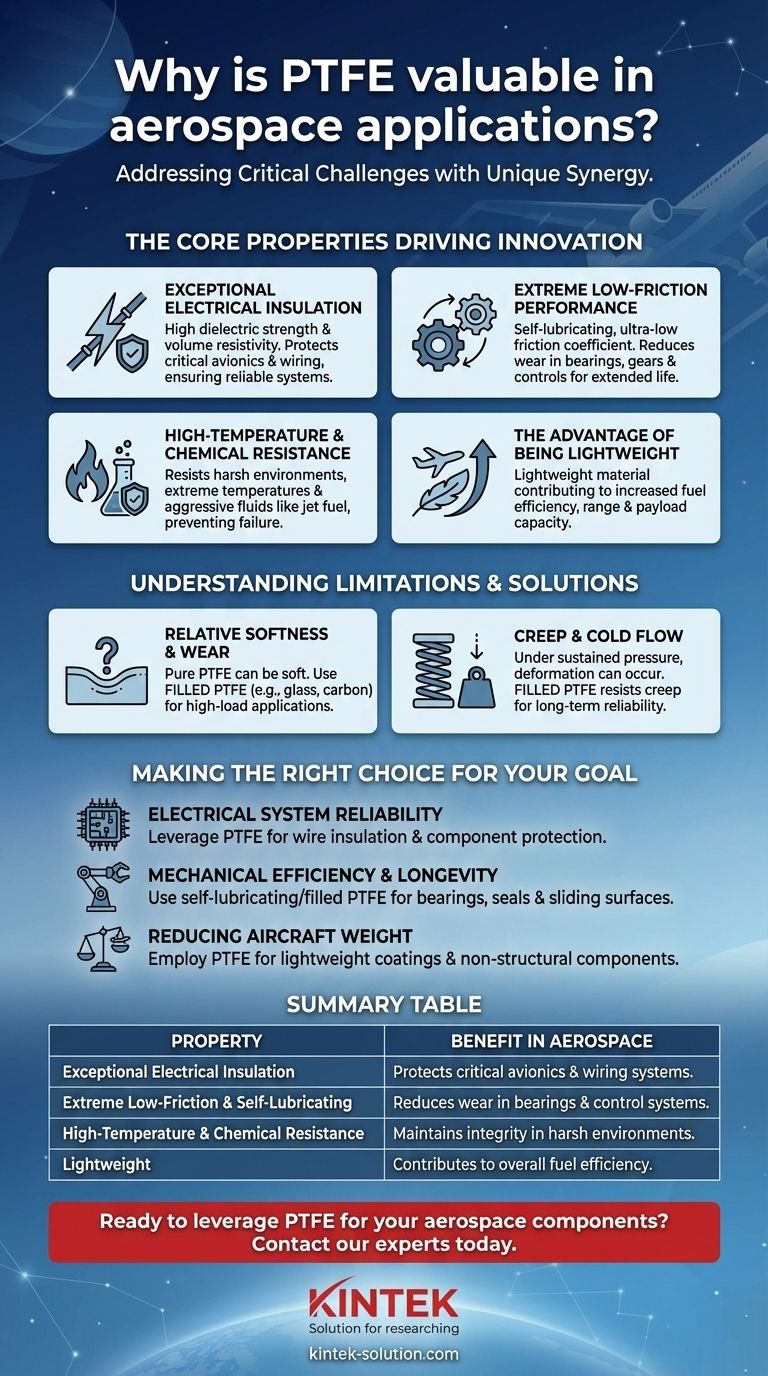 PTFE는 항공우주 분야에서 왜 가치가 있습니까? 더 안전하고 가벼운 항공기를 위한 주요 이점 시각적 가이드