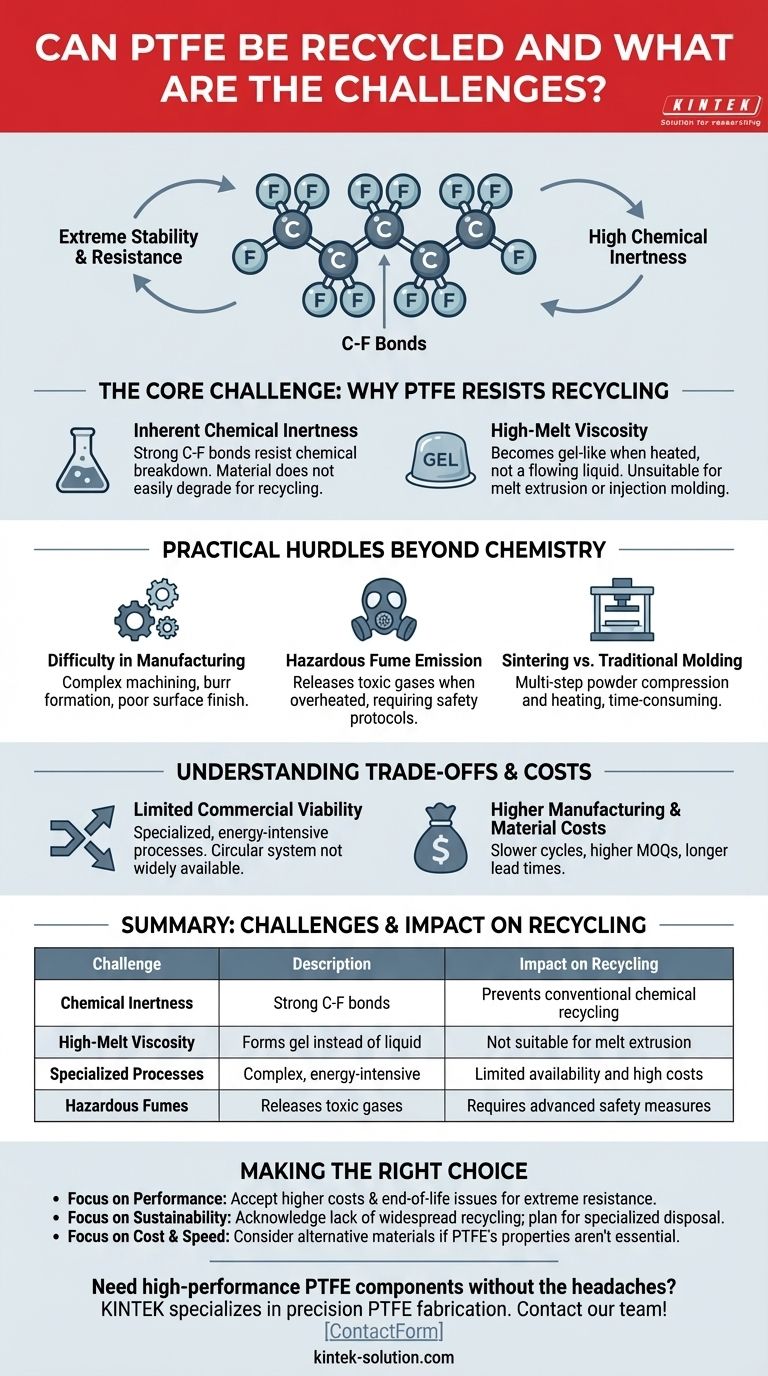 PTFE可以回收吗？挑战是什么？驾驭PTFE可持续性的复杂性 图解指南