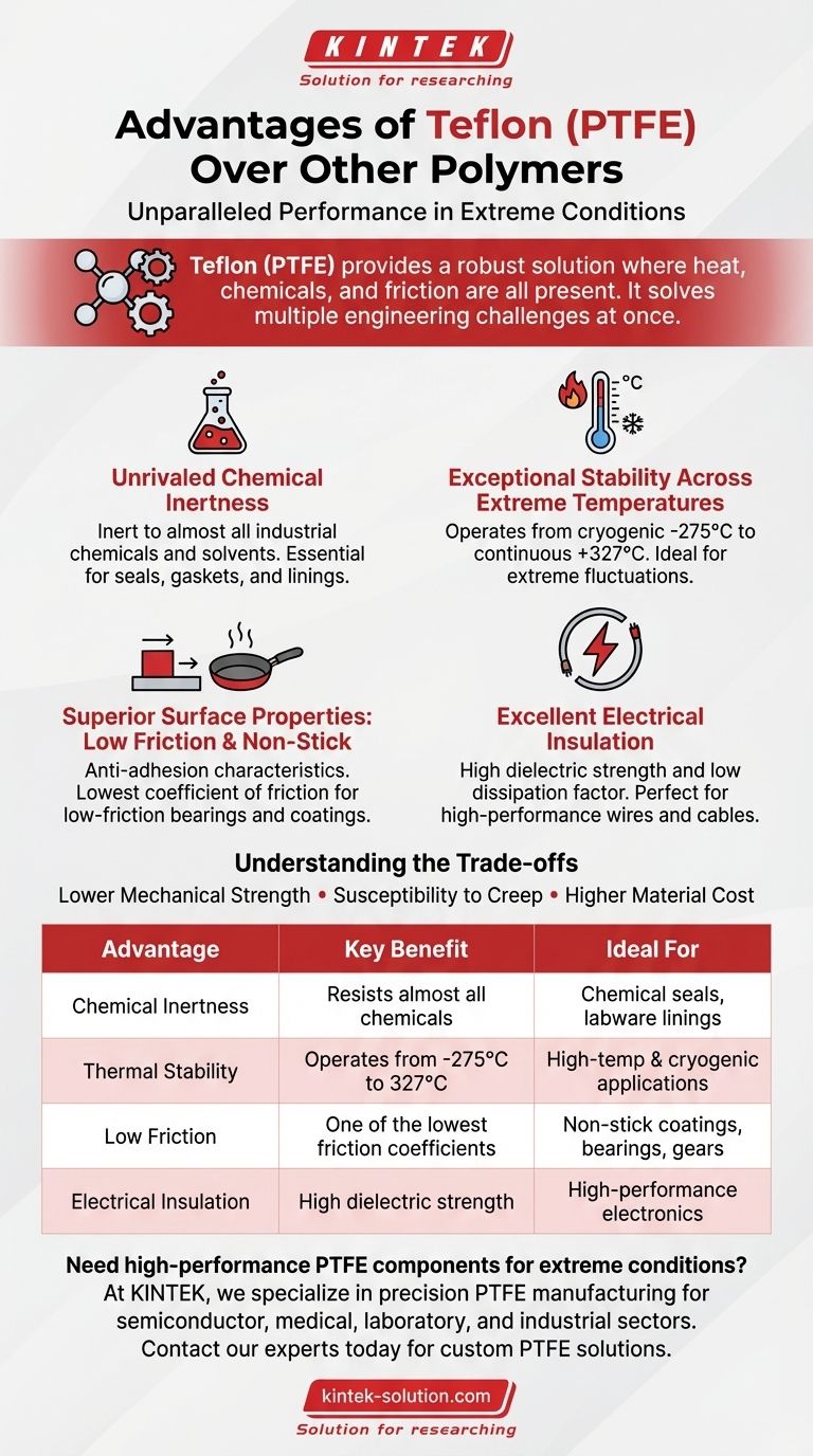 다른 폴리머에 비해 테프론을 사용할 때의 장점은 무엇입니까? 극한 조건에서의 탁월한 성능 시각적 가이드