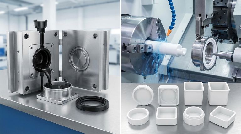 PTFE 립 씰과 엘라스토머 립 씰의 제조 차이점은 무엇인가요? 성능 및 비용에 대한 안내