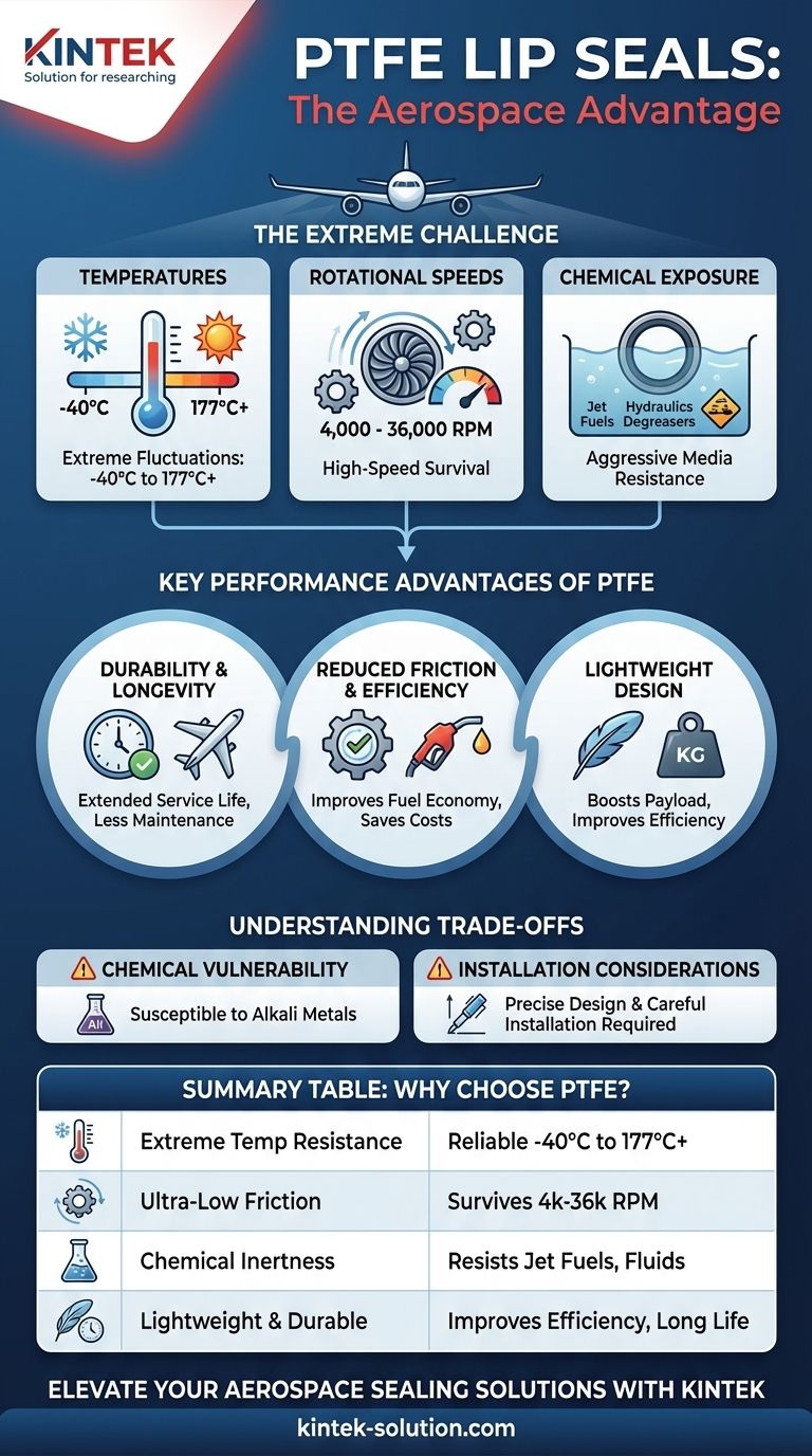 PTFE 립 씰이 항공우주 분야에 적합한 이유는 무엇입니까? 극한 조건에서의 탁월한 성능 시각적 가이드