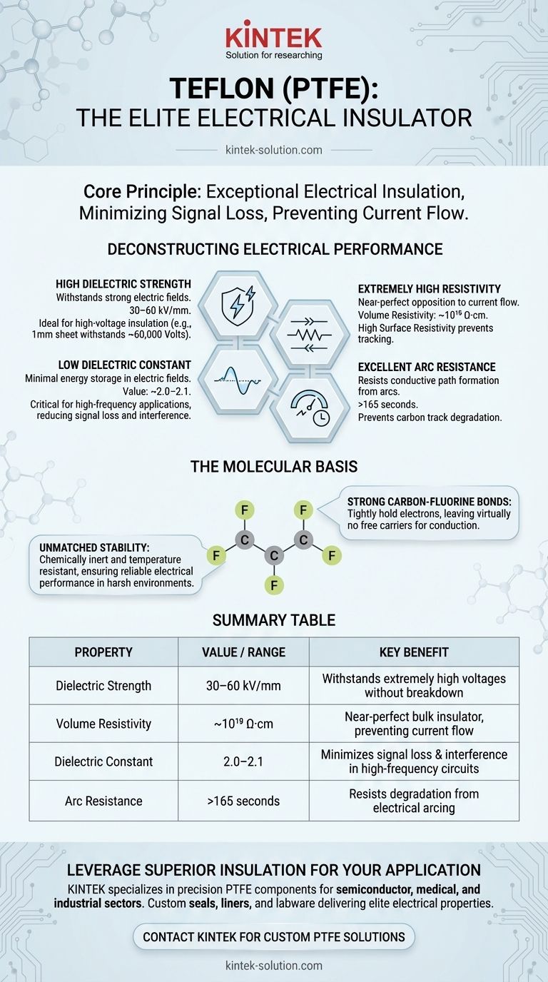 테플론의 전기적 특성은 무엇인가요? 고전압 및 고주파 사용을 위한 뛰어난 절연체 시각적 가이드