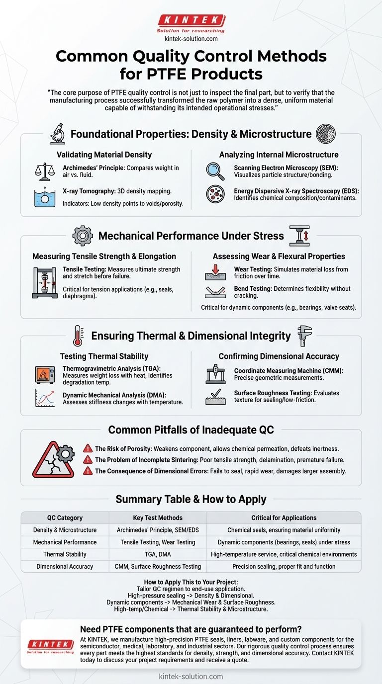 PTFE 제품의 일반적인 품질 관리 방법은 무엇이며, 성능과 신뢰성을 보장하는 방법은 무엇입니까? 시각적 가이드