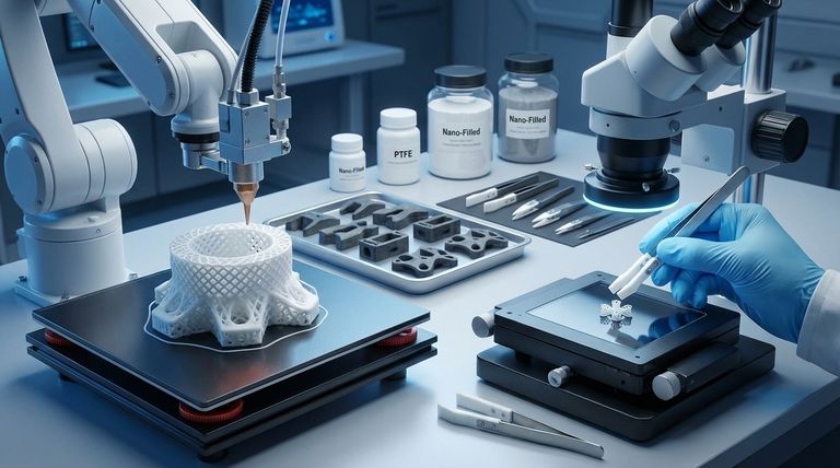 PTFE 성형 기술의 미래 동향은 무엇인가요? 3D 프린팅 및 나노 복합재를 통한 고급 성능 잠금 해제