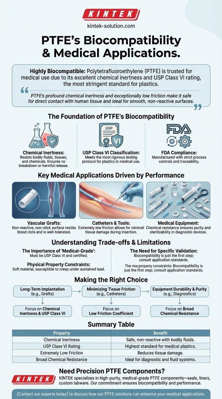 PTFE의 생체 적합성 및 의료 응용 분야는 무엇인가요? 안전하고 비반응성 의료 기기 가이드 시각적 가이드