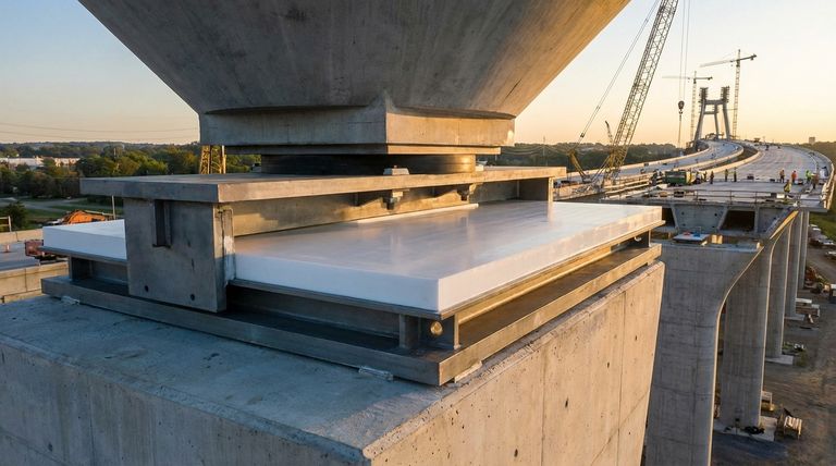 PTFE의 주요 특성 중 구조용 베어링에 적합하게 만드는 요소는 무엇입니까? 뛰어난 하중 지지력 및 움직임 잠금 해제