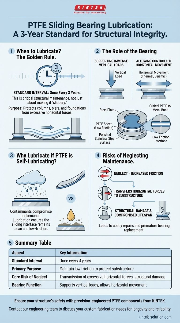PTFE 슬라이딩 베어링은 얼마나 자주 윤활해야 합니까? 구조적 무결성을 위한 3년 가이드 시각적 가이드
