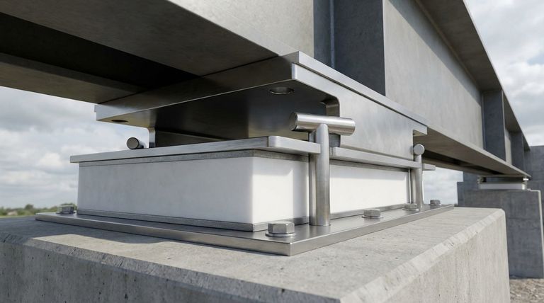 PTFE 슬라이딩 베어링에서 양력(Uplift Load)은 어떻게 처리됩니까? 기계적 고정 솔루션 설명