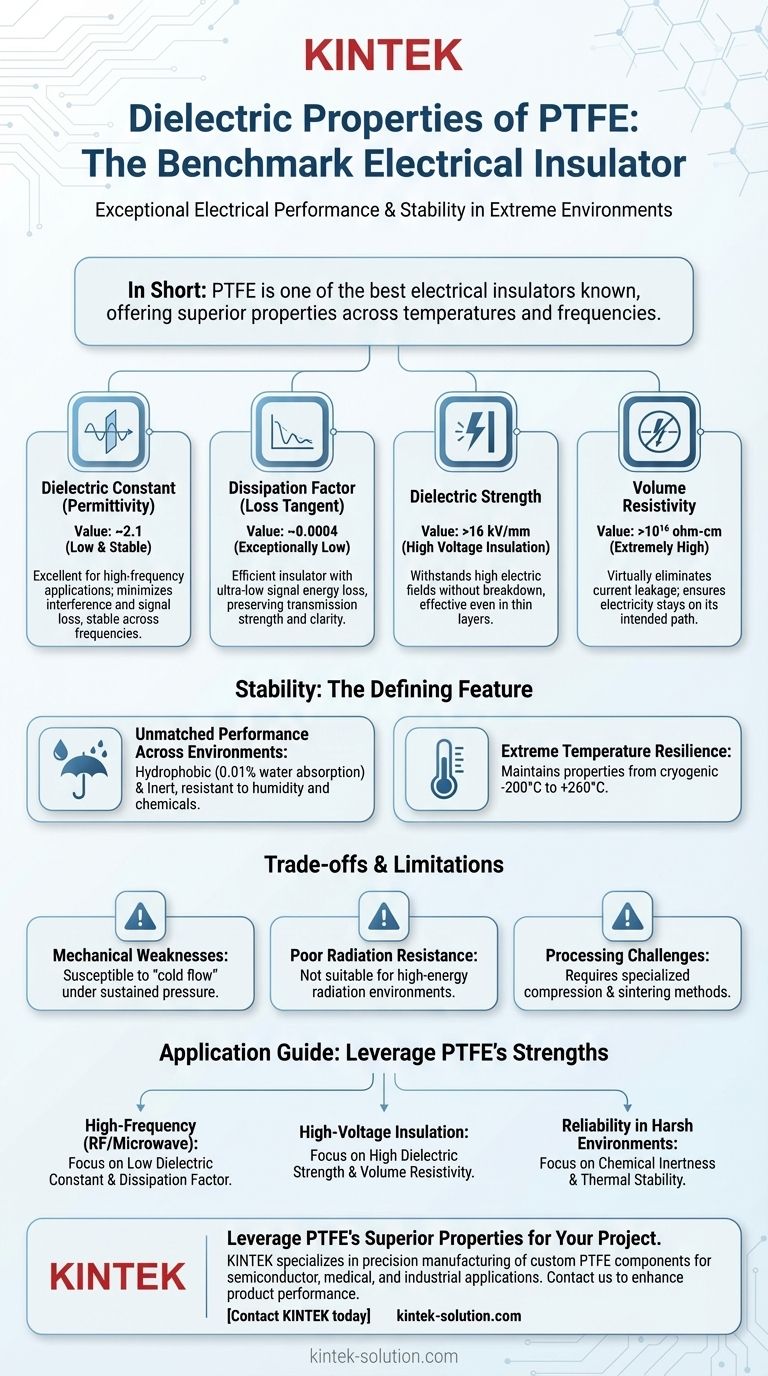 What are the dielectric properties of PTFE? The Ultimate Insulator for Demanding Applications Visual Guide