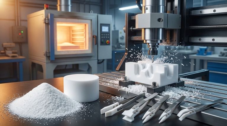 Wie wird PTFE zu verwendbaren Formen verarbeitet? Vom Pulver zu Präzisionsteilen