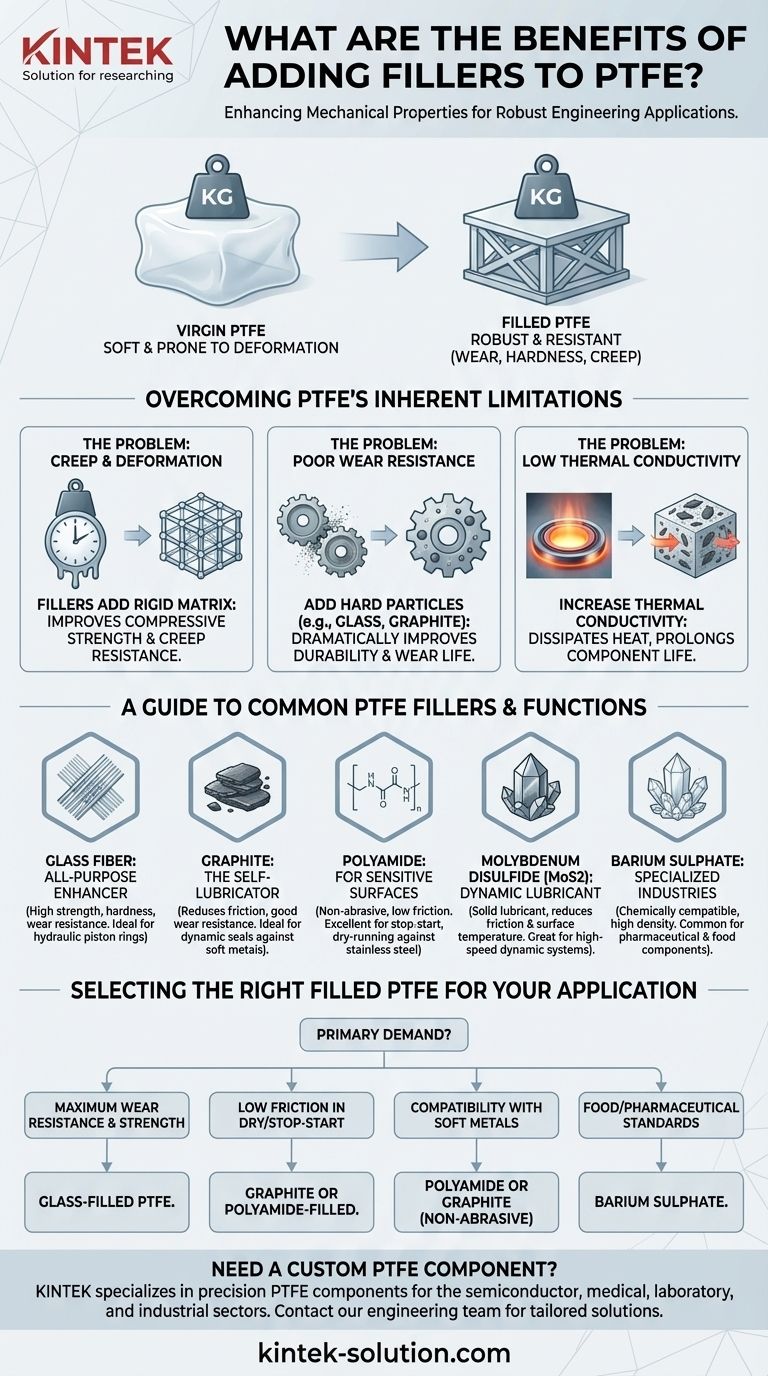 PTFE에 필러를 추가하면 어떤 이점이 있습니까? 마모, 강도 및 성능 향상 시각적 가이드